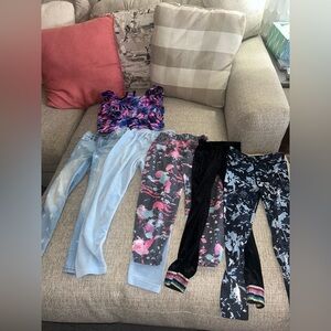 Lot of 6 different girls pants size 5